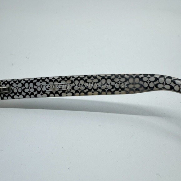 Coach HC 5027B (Cecily) 9081 50-17-135 Silver Half Rim Eyeglasses Frame H9911 - Picture 6 of 8
